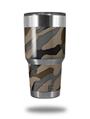 WraptorSkinz Skin Wrap compatible with RTIC 30oz ORIGINAL 2017 AND OLDER Tumblers Camouflage Brown (TUMBLER NOT INCLUDED)