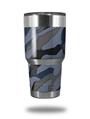 WraptorSkinz Skin Wrap compatible with RTIC 30oz ORIGINAL 2017 AND OLDER Tumblers Camouflage Blue (TUMBLER NOT INCLUDED)
