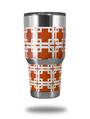 WraptorSkinz Skin Wrap compatible with RTIC 30oz ORIGINAL 2017 AND OLDER Tumblers Boxed Burnt Orange (TUMBLER NOT INCLUDED)