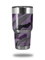 WraptorSkinz Skin Wrap compatible with RTIC 30oz ORIGINAL 2017 AND OLDER Tumblers Camouflage Purple (TUMBLER NOT INCLUDED)
