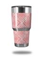 WraptorSkinz Skin Wrap compatible with RTIC 30oz ORIGINAL 2017 AND OLDER Tumblers Wavey Pink (TUMBLER NOT INCLUDED)
