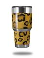 WraptorSkinz Skin Wrap compatible with RTIC 30oz ORIGINAL 2017 AND OLDER Tumblers Leopard Skin (TUMBLER NOT INCLUDED)