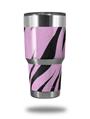 WraptorSkinz Skin Wrap compatible with RTIC 30oz ORIGINAL 2017 AND OLDER Tumblers Zebra Skin Pink (TUMBLER NOT INCLUDED)