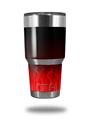 WraptorSkinz Skin Wrap compatible with RTIC 30oz ORIGINAL 2017 AND OLDER Tumblers Fire Red (TUMBLER NOT INCLUDED)