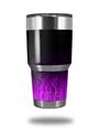 WraptorSkinz Skin Wrap compatible with RTIC 30oz ORIGINAL 2017 AND OLDER Tumblers Fire Purple (TUMBLER NOT INCLUDED)
