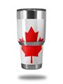 WraptorSkinz Skin Wrap compatible with RTIC 30oz ORIGINAL 2017 AND OLDER Tumblers Canadian Canada Flag (TUMBLER NOT INCLUDED)