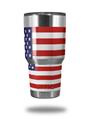 WraptorSkinz Skin Wrap compatible with RTIC 30oz ORIGINAL 2017 AND OLDER Tumblers USA American Flag 01 (TUMBLER NOT INCLUDED)