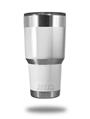 WraptorSkinz Skin Wrap compatible with RTIC 30oz ORIGINAL 2017 AND OLDER Tumblers Solids Collection White (TUMBLER NOT INCLUDED)