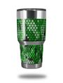 WraptorSkinz Skin Wrap compatible with RTIC 30oz ORIGINAL 2017 AND OLDER Tumblers HEX Mesh Camo 01 Green Bright (TUMBLER NOT INCLUDED)