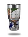 WraptorSkinz Skin Wrap compatible with RTIC 30oz ORIGINAL 2017 AND OLDER Tumblers WWII Bomber War Plane Pin Up Girl (TUMBLER NOT INCLUDED)