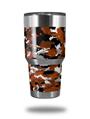 WraptorSkinz Skin Wrap compatible with RTIC 30oz ORIGINAL 2017 AND OLDER Tumblers WraptorCamo Digital Camo Burnt Orange (TUMBLER NOT INCLUDED)