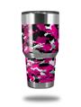 WraptorSkinz Skin Wrap compatible with RTIC 30oz ORIGINAL 2017 AND OLDER Tumblers WraptorCamo Digital Camo Hot Pink (TUMBLER NOT INCLUDED)