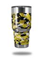 WraptorSkinz Skin Wrap compatible with RTIC 30oz ORIGINAL 2017 AND OLDER Tumblers WraptorCamo Digital Camo Yellow (TUMBLER NOT INCLUDED)