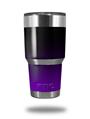 WraptorSkinz Skin Wrap compatible with RTIC 30oz ORIGINAL 2017 AND OLDER Tumblers Smooth Fades Purple Black (TUMBLER NOT INCLUDED)