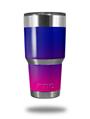 WraptorSkinz Skin Wrap compatible with RTIC 30oz ORIGINAL 2017 AND OLDER Tumblers Smooth Fades Hot Pink Blue (TUMBLER NOT INCLUDED)
