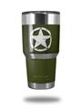 WraptorSkinz Skin Wrap compatible with RTIC 30oz ORIGINAL 2017 AND OLDER Tumblers Distressed Army Star (TUMBLER NOT INCLUDED)