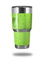 WraptorSkinz Skin Wrap compatible with RTIC 30oz ORIGINAL 2017 AND OLDER Tumblers Raining Neon Green (TUMBLER NOT INCLUDED)