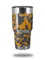 WraptorSkinz Skin Wrap compatible with RTIC 30oz ORIGINAL 2017 AND OLDER Tumblers WraptorCamo Old School Camouflage Camo Orange (TUMBLER NOT INCLUDED)