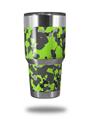 WraptorSkinz Skin Wrap compatible with RTIC 30oz ORIGINAL 2017 AND OLDER Tumblers WraptorCamo Old School Camouflage Camo Lime Green (TUMBLER NOT INCLUDED)