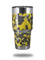WraptorSkinz Skin Wrap compatible with RTIC 30oz ORIGINAL 2017 AND OLDER Tumblers WraptorCamo Old School Camouflage Camo Yellow (TUMBLER NOT INCLUDED)