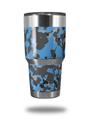WraptorSkinz Skin Wrap compatible with RTIC 30oz ORIGINAL 2017 AND OLDER Tumblers WraptorCamo Old School Camouflage Camo Blue Medium (TUMBLER NOT INCLUDED)