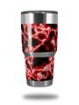 WraptorSkinz Skin Wrap compatible with RTIC 30oz ORIGINAL 2017 AND OLDER Tumblers Electrify Red (TUMBLER NOT INCLUDED)