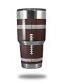 WraptorSkinz Skin Wrap compatible with RTIC 30oz ORIGINAL 2017 AND OLDER Tumblers Football (TUMBLER NOT INCLUDED)