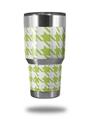 WraptorSkinz Skin Wrap compatible with RTIC 30oz ORIGINAL 2017 AND OLDER Tumblers Houndstooth Sage Green (TUMBLER NOT INCLUDED)
