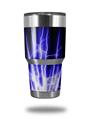 WraptorSkinz Skin Wrap compatible with RTIC 30oz ORIGINAL 2017 AND OLDER Tumblers Lightning Blue (TUMBLER NOT INCLUDED)