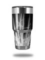WraptorSkinz Skin Wrap compatible with RTIC 30oz ORIGINAL 2017 AND OLDER Tumblers Lightning White (TUMBLER NOT INCLUDED)