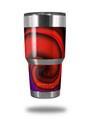 WraptorSkinz Skin Wrap compatible with RTIC 30oz ORIGINAL 2017 AND OLDER Tumblers Alecias Swirl 01 Red (TUMBLER NOT INCLUDED)