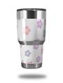 WraptorSkinz Skin Wrap compatible with RTIC 30oz ORIGINAL 2017 AND OLDER Tumblers Pastel Flowers (TUMBLER NOT INCLUDED)