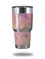 WraptorSkinz Skin Wrap compatible with RTIC 30oz ORIGINAL 2017 AND OLDER Tumblers Neon Swoosh on Pink (TUMBLER NOT INCLUDED)