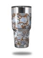 WraptorSkinz Skin Wrap compatible with RTIC 30oz ORIGINAL 2017 AND OLDER Tumblers Rusted Metal (TUMBLER NOT INCLUDED)