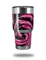WraptorSkinz Skin Wrap compatible with RTIC 30oz ORIGINAL 2017 AND OLDER Tumblers Alecias Swirl 02 Hot Pink (TUMBLER NOT INCLUDED)