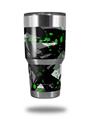 WraptorSkinz Skin Wrap compatible with RTIC 30oz ORIGINAL 2017 AND OLDER Tumblers Abstract 02 Green (TUMBLER NOT INCLUDED)