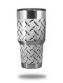 WraptorSkinz Skin Wrap compatible with RTIC 30oz ORIGINAL 2017 AND OLDER Tumblers Diamond Plate Metal (TUMBLER NOT INCLUDED)