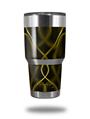 WraptorSkinz Skin Wrap compatible with RTIC 30oz ORIGINAL 2017 AND OLDER Tumblers Abstract 01 Yellow (TUMBLER NOT INCLUDED)