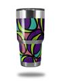 WraptorSkinz Skin Wrap compatible with RTIC 30oz ORIGINAL 2017 AND OLDER Tumblers Crazy Dots 01 (TUMBLER NOT INCLUDED)