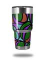 WraptorSkinz Skin Wrap compatible with RTIC 30oz ORIGINAL 2017 AND OLDER Tumblers Crazy Dots 03 (TUMBLER NOT INCLUDED)