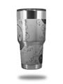 WraptorSkinz Skin Wrap compatible with RTIC 30oz ORIGINAL 2017 AND OLDER Tumblers Feminine Yin Yang Gray (TUMBLER NOT INCLUDED)