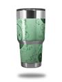 WraptorSkinz Skin Wrap compatible with RTIC 30oz ORIGINAL 2017 AND OLDER Tumblers Feminine Yin Yang Green (TUMBLER NOT INCLUDED)