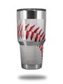 WraptorSkinz Skin Wrap compatible with RTIC 30oz ORIGINAL 2017 AND OLDER Tumblers Baseball (TUMBLER NOT INCLUDED)
