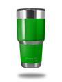 WraptorSkinz Skin Wrap compatible with RTIC 30oz ORIGINAL 2017 AND OLDER Tumblers Solids Collection Green (TUMBLER NOT INCLUDED)