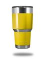 WraptorSkinz Skin Wrap compatible with RTIC 30oz ORIGINAL 2017 AND OLDER Tumblers Solids Collection Yellow (TUMBLER NOT INCLUDED)