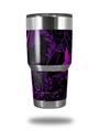 WraptorSkinz Skin Wrap compatible with RTIC 30oz ORIGINAL 2017 AND OLDER Tumblers Twisted Garden Purple and Hot Pink (TUMBLER NOT INCLUDED)